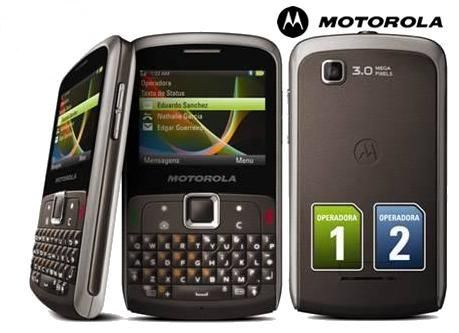 Motorola EX115 Motokey - Marrom, GSM c/ Leitor de Dois Chips