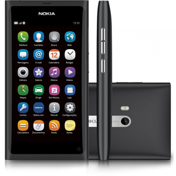 Smartphone Nokia N9 Preto c/ Câmera de 8MP, 3G, Touch screen