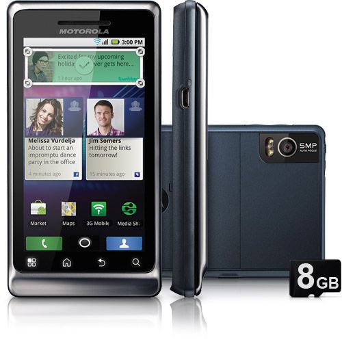 Smartphone Motorola A953 Milestone 2 Preto - GSM - Desbloque